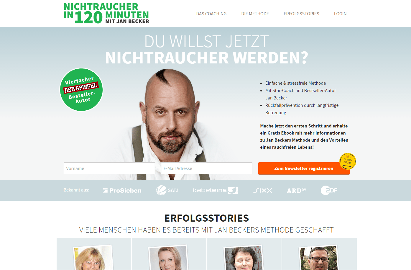 Nichtraucher in 120 Minuten